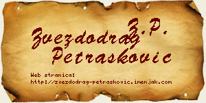 Zvezdodrag Petrašković vizit kartica
